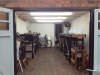 Completed garage - front view