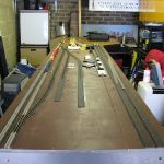 Adding tracks & roadbed to the intermodal yard