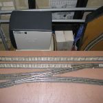 Overhead view of pointwork at yard throat