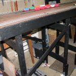 Close-up of the module legs