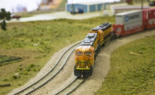 BNSF 9838 on Rochelle Intermodal